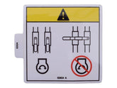 82924 Decal, Caution Shutoff Valve | Genie